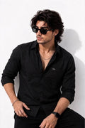 Heritage Geo Print Shirt - Black - Under Attack