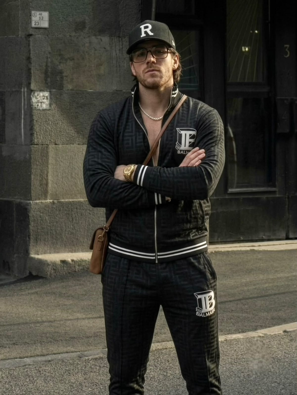 JACQUARD GAMER TRACKSUIT - BLACK - Under Attack