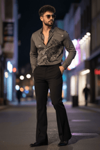 Jaguar Roar Jacquard Shirt - CAMEL - Under Attack