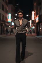 Jaguar Roar Jacquard Shirt - CAMEL - Under Attack