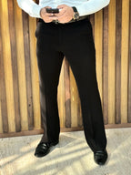 Japanese Bootcut Trouser - Black - Under Attack