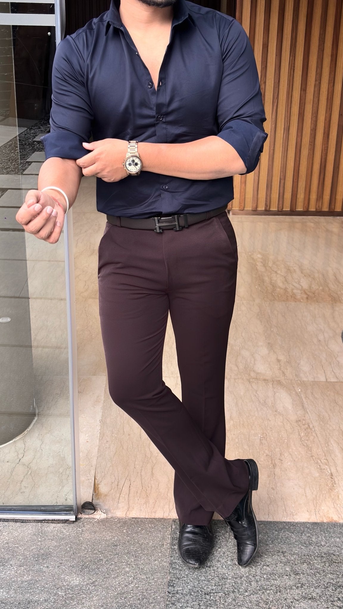 Japanese Bootcut Trouser - Brown - Under Attack