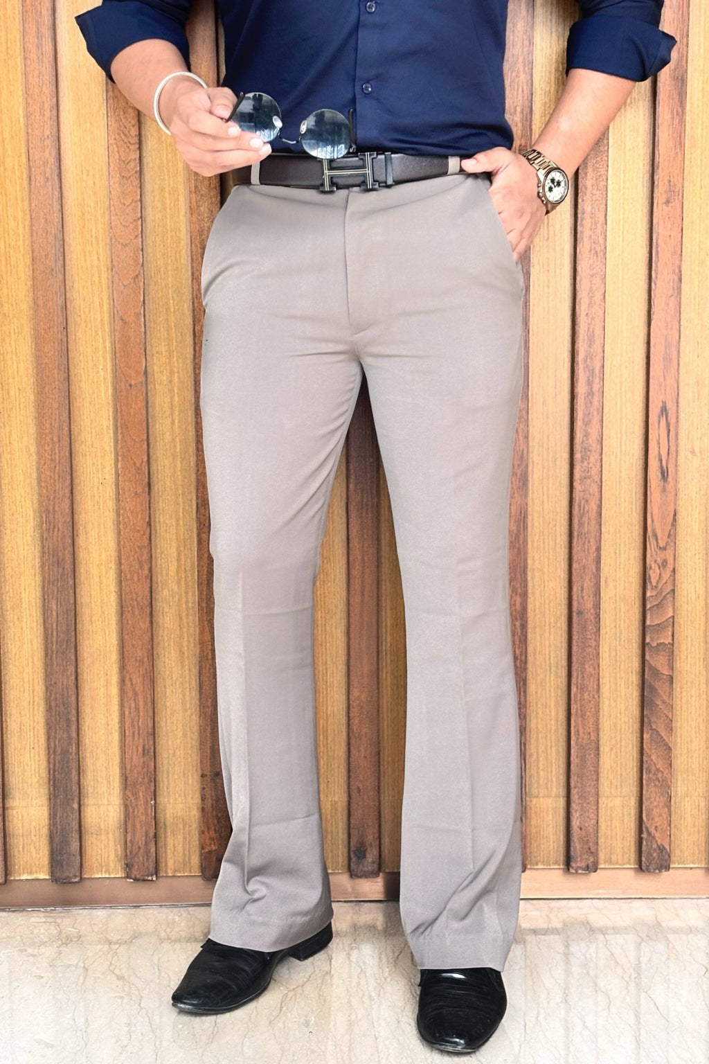 Japanese Bootcut Trouser - Fawn - Under Attack