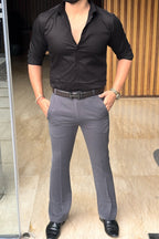 Japanese Bootcut Trouser - Grey - Under Attack