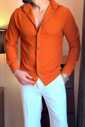 Japanese Premium Solid Shirt - Coral - Under Attack
