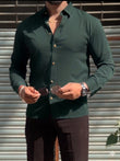 Japanese Premium Solid Shirt - Green - Under Attack