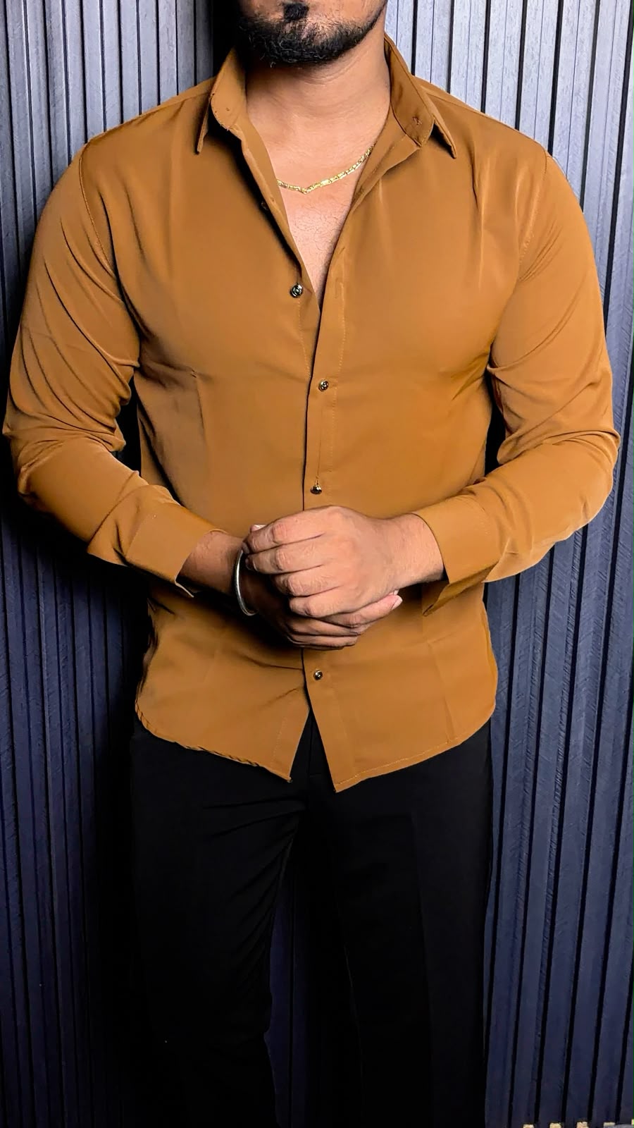 Japanese Premium Solid Shirt - Tan - Under Attack