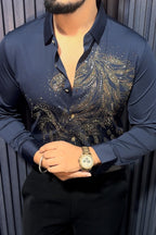 Knight Rider Jacquard Shirt - NAVY - Under Attack