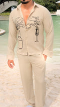 Koh Samui Linen Textured Coord set - PISTA - Under Attack