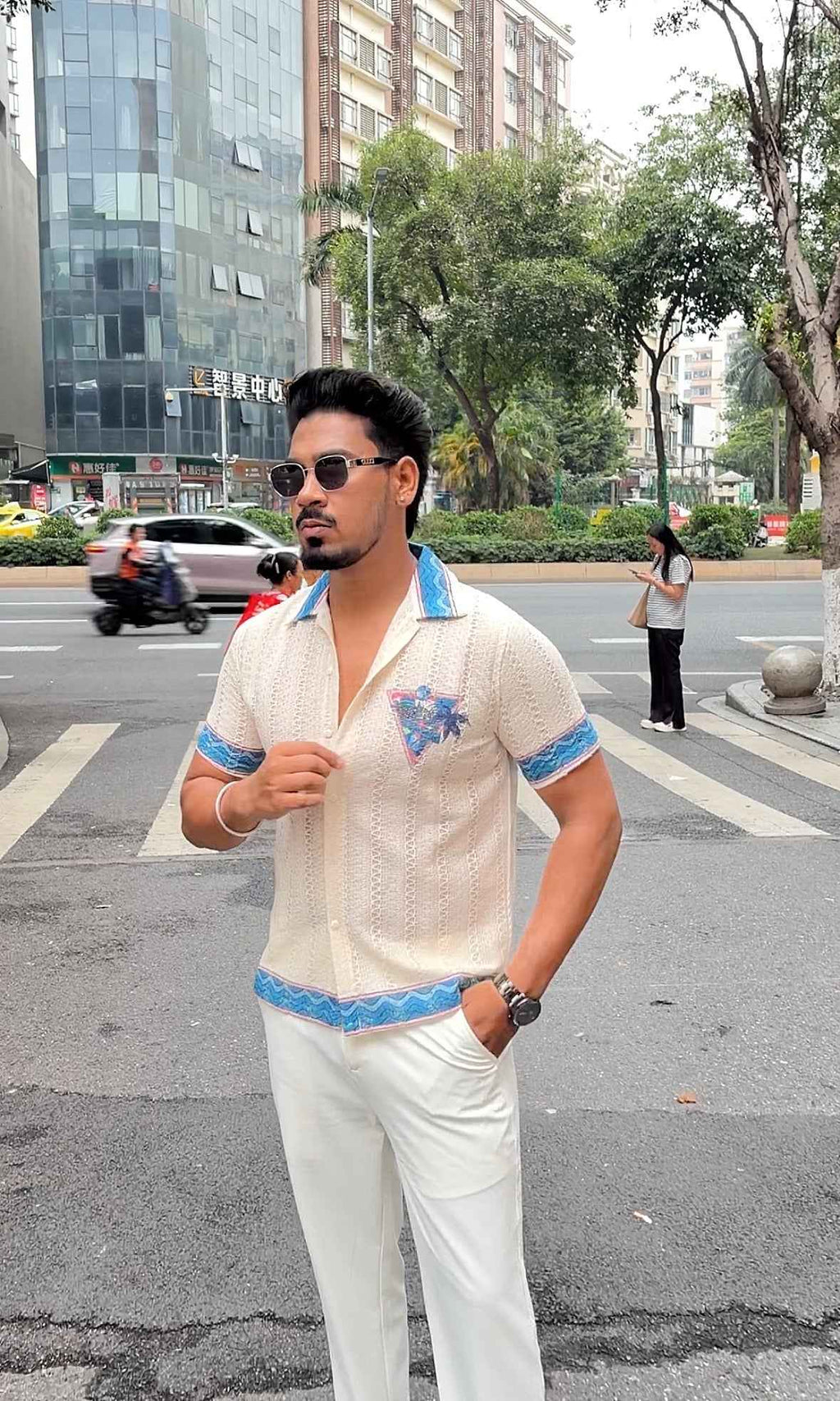 Macau Premium Linen Coord Set - Beige - Under Attack