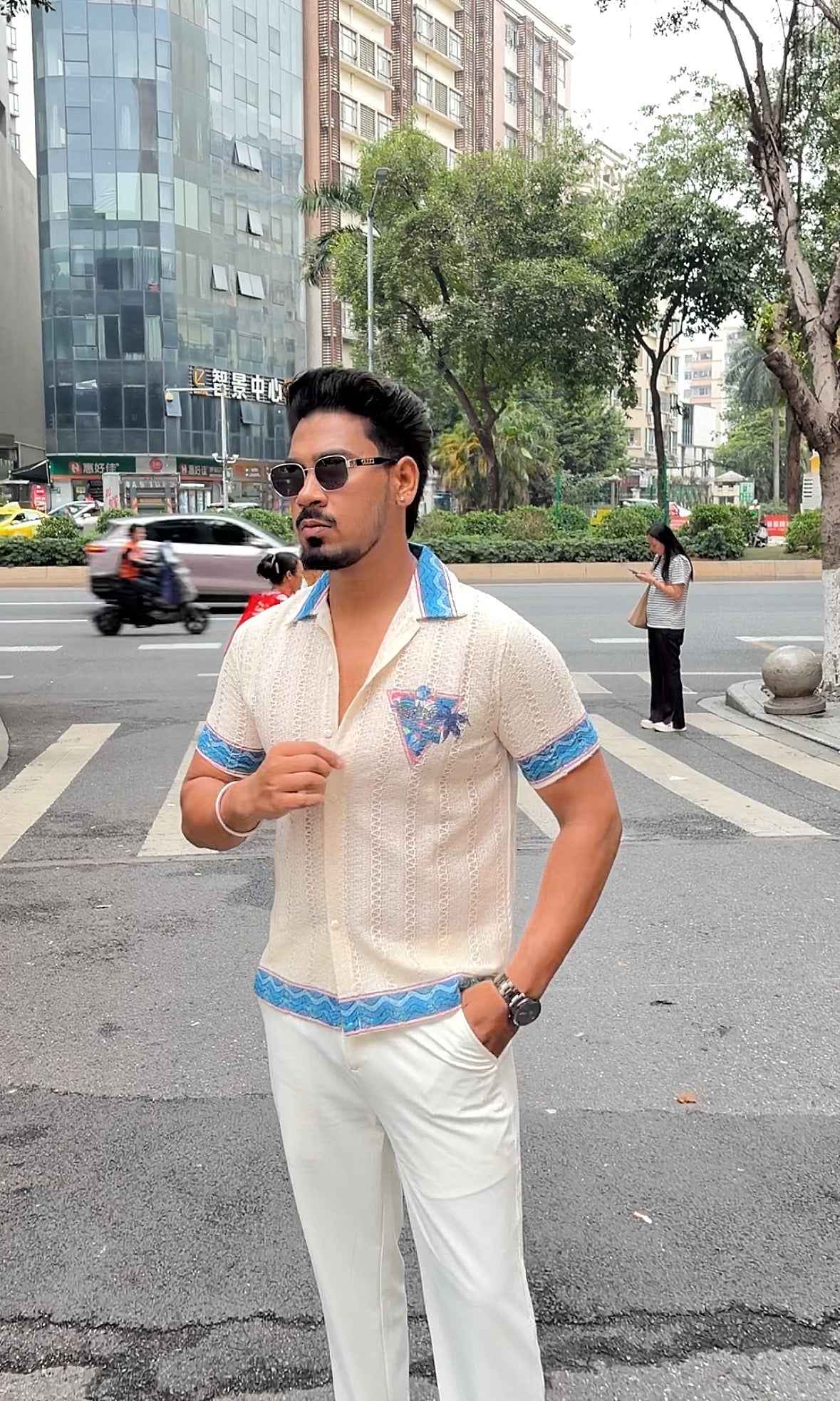 Macau Premium Linen Coord Set - Beige - Under Attack