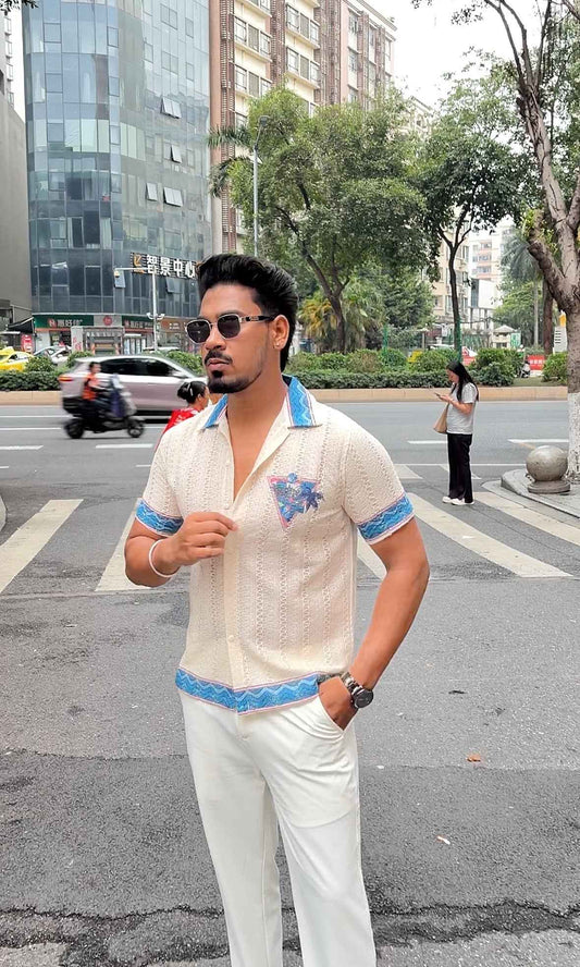 Macau Premium Linen Coord Set - Beige - Under Attack