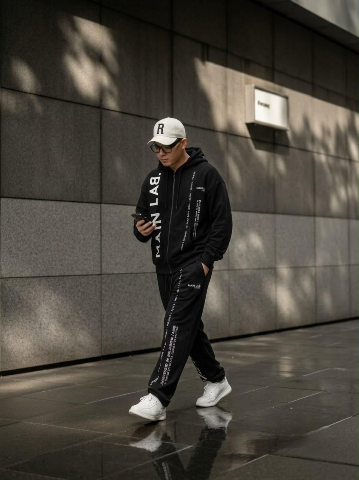 Mainlab tracksuit - black - Under Attack