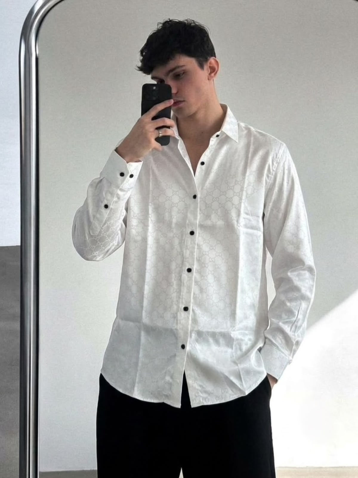 Maison Noir Signature Shirt - White - Under Attack