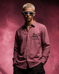 Merlot Shadow Signature Shirt - Pink - Under Attack