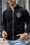 Midninight Crest Velvet Jacket - Under Attack