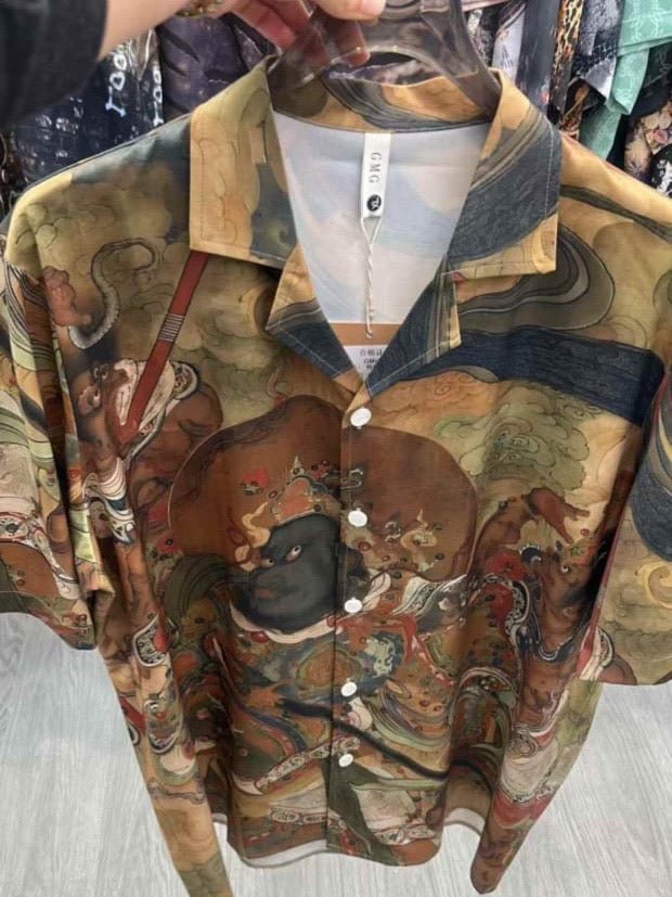 Mythic Patterned Resort Shirt - Under Attack
