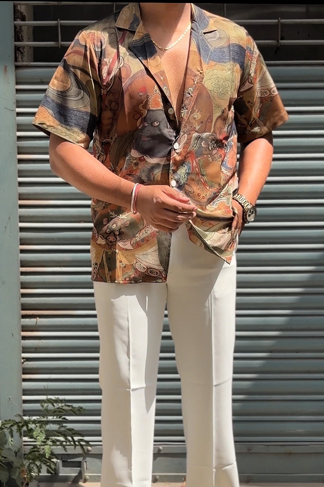 Mythic Patterned Resort Shirt - Under Attack