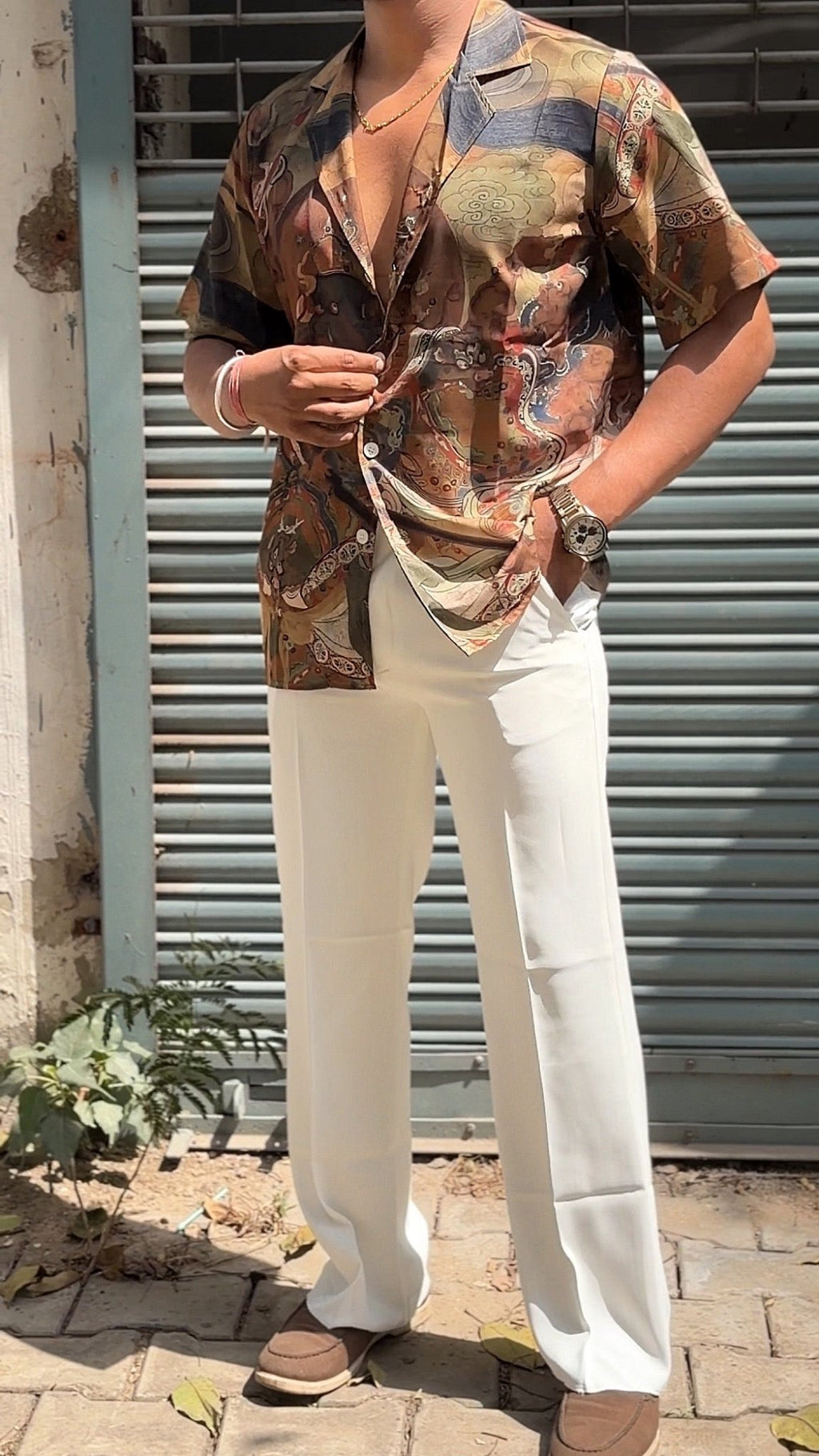 Mythic Patterned Resort Shirt - Under Attack