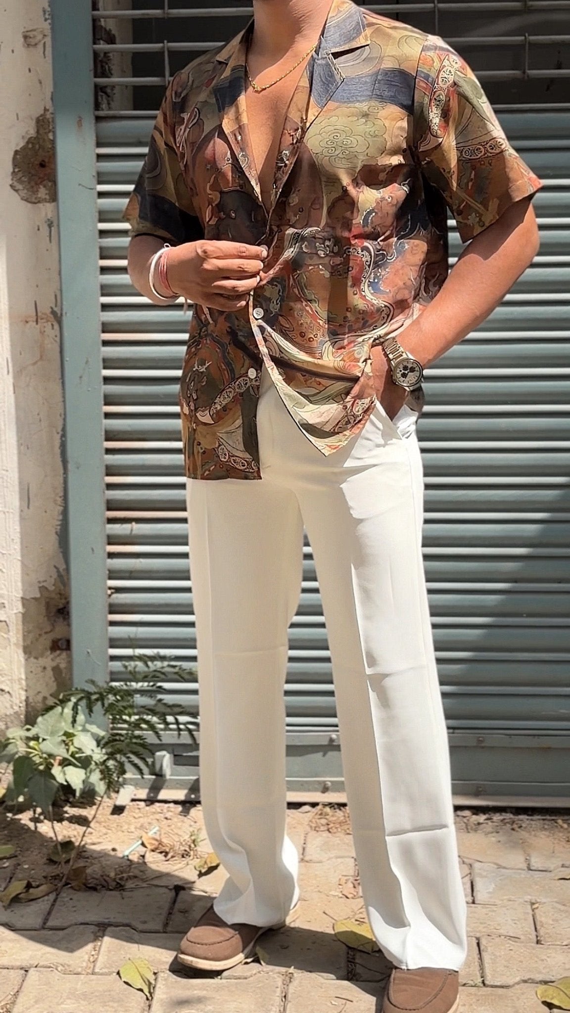 Mythic Patterned Resort Shirt - Under Attack