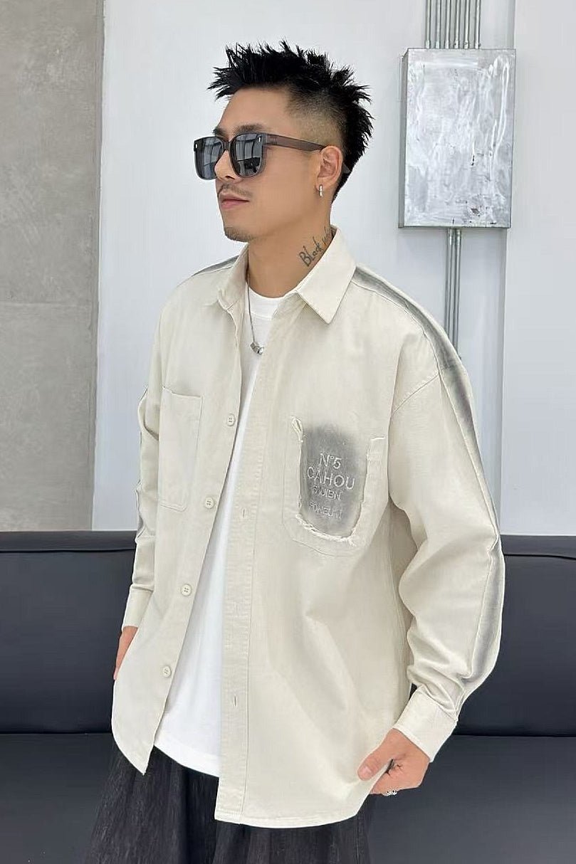 N 5 Fashion Shacket - Ivory - Under Attack
