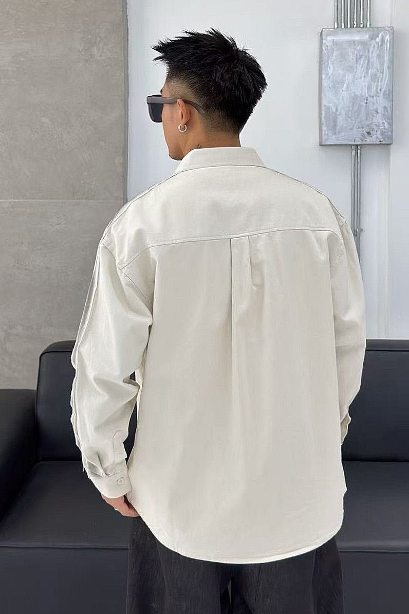 N 5 Fashion Shacket - Ivory - Under Attack