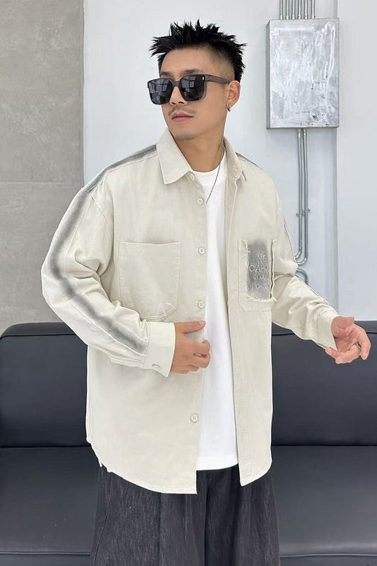 N 5 Fashion Shacket - Ivory - Under Attack