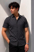 Noble Union Half Sleeves Shirt - Black - Under Attack