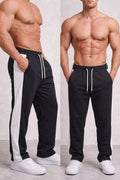 Noir Contrast Track Pants - Under Attack
