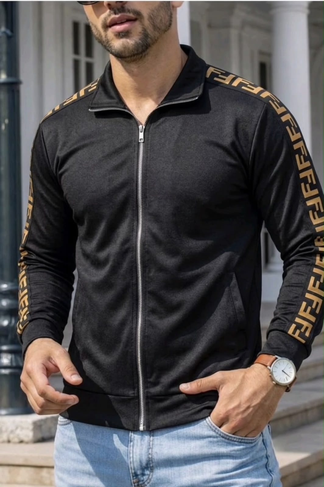 Noir Signature Track Jacket - Under Attack