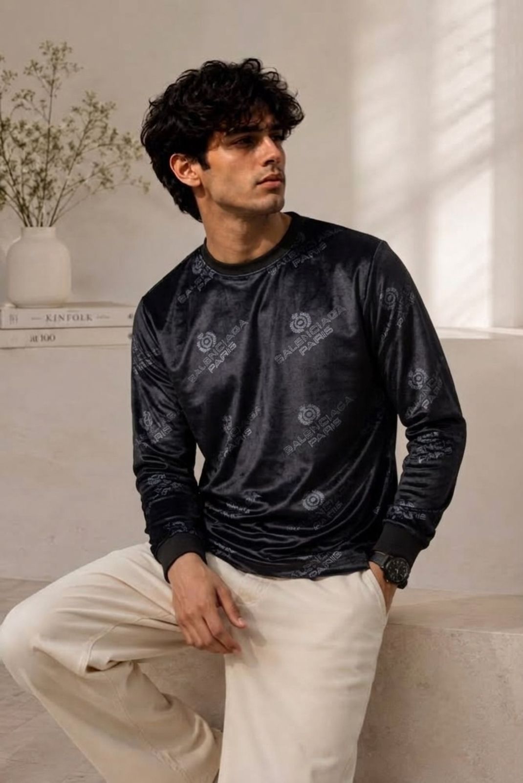 Obsidian Velvet Luxe Tshirt - Black - Under Attack