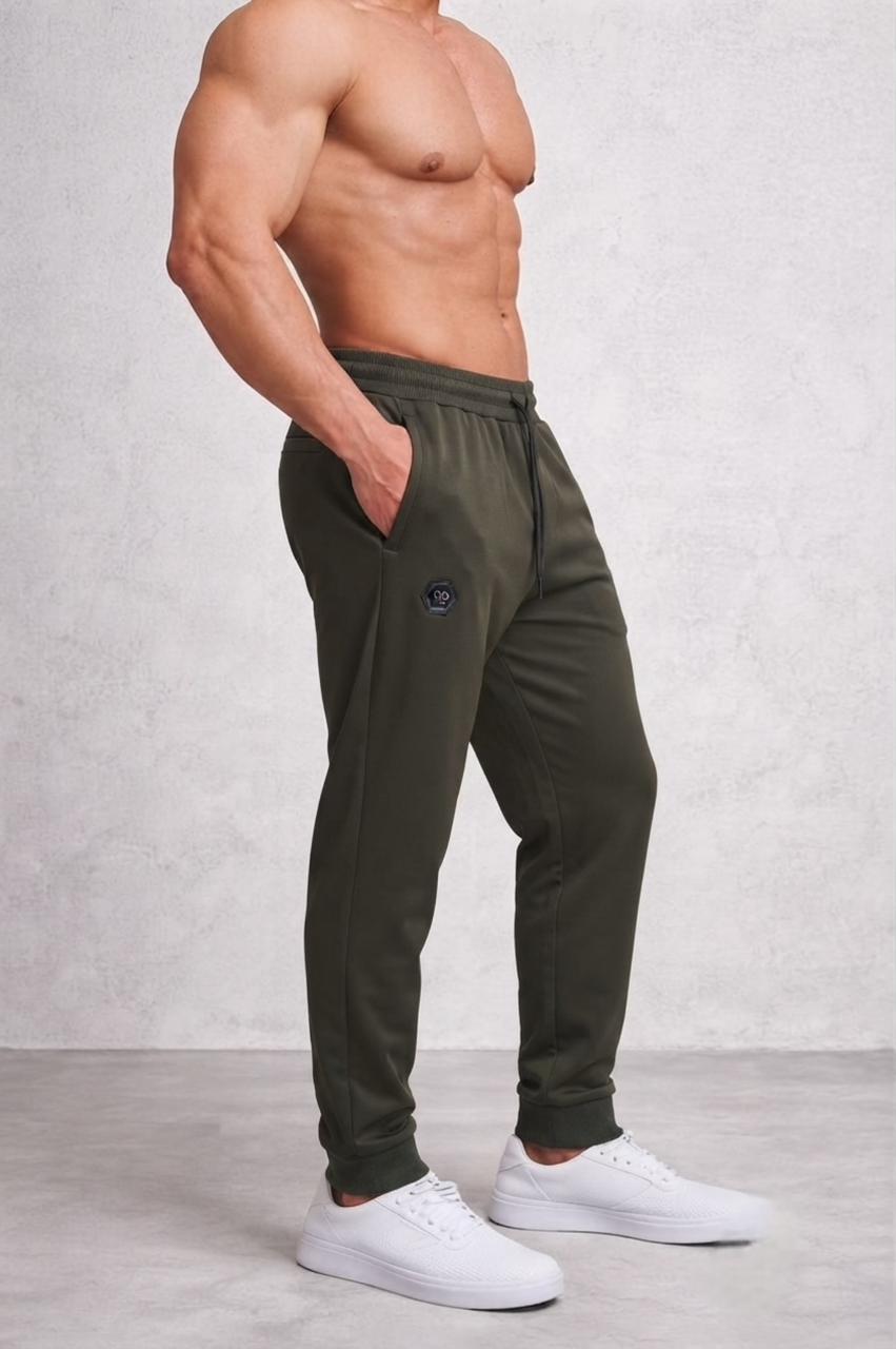 Olive Green Slim Fit Joggers - Under Attack