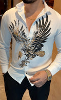 Phoenix Japanese Shirt - White - Under Attack