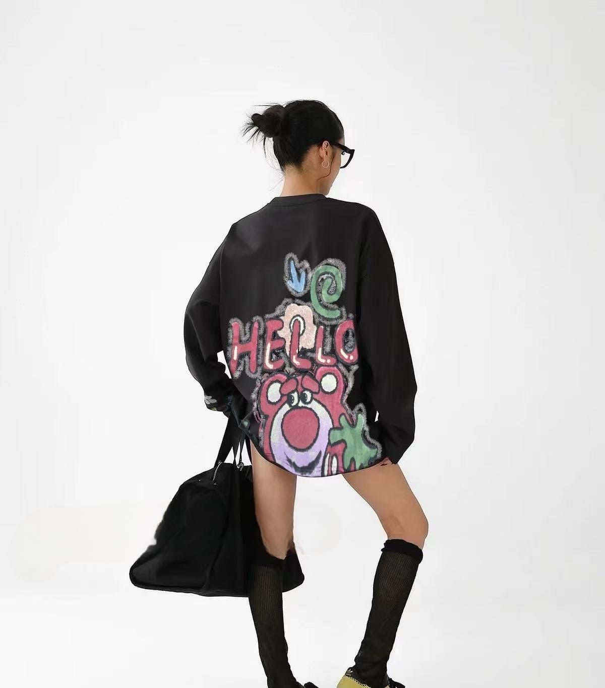 Pink Panther Sweatshirt - Black - Under Attack
