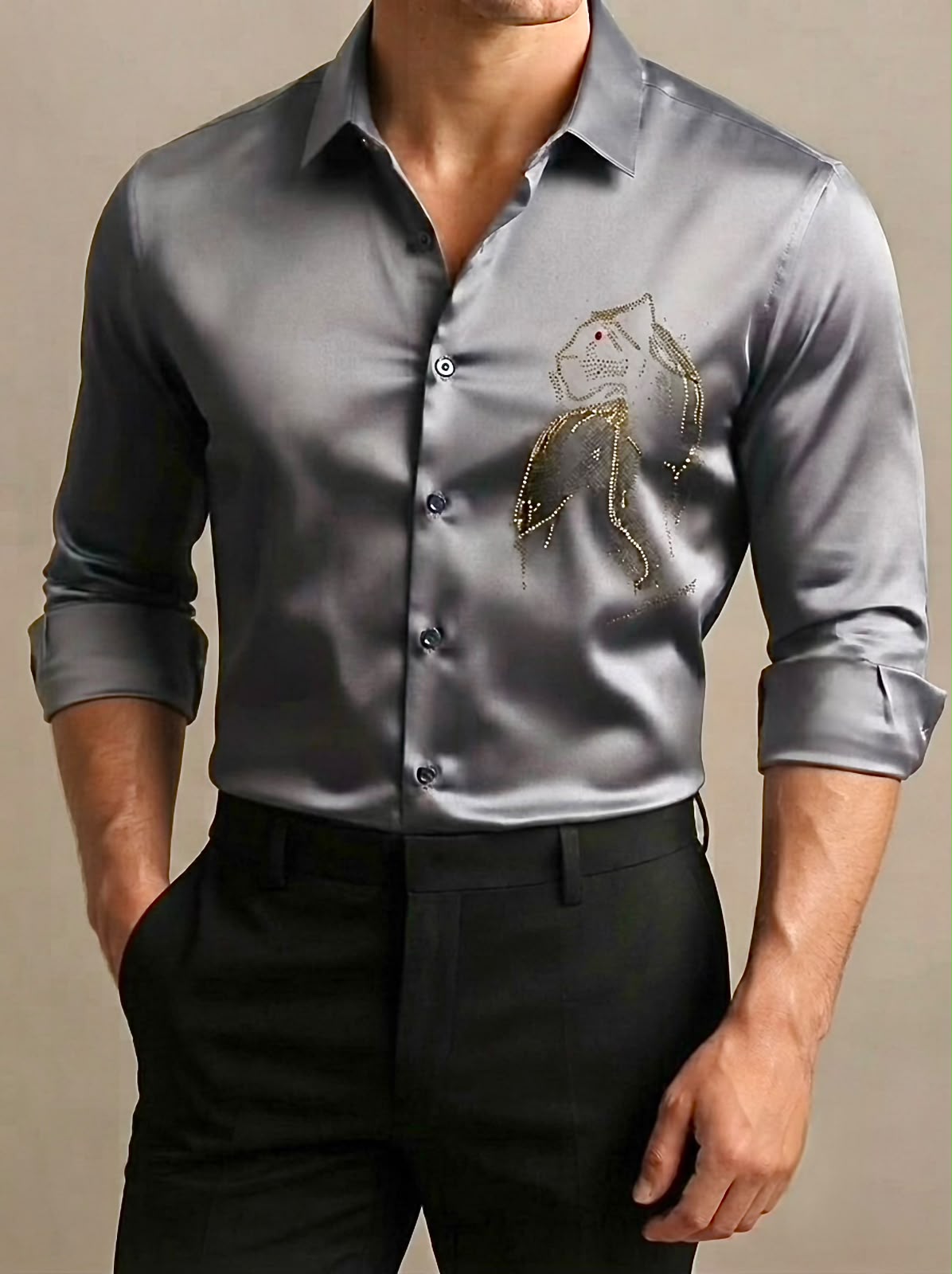 Predator Stitchless Jacquard Shirt - Charcoal - Under Attack