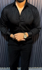 Radiant Wrinkle Free Lycra Shirt - Black - Under Attack