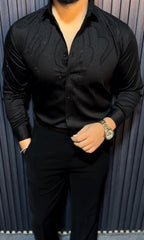 Radiant Wrinkle Free Lycra Shirt - Black - Under Attack