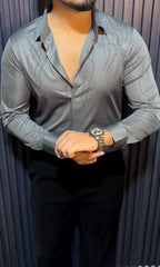 Radiant Wrinkle Free Lycra Shirt - Charcoal - Under Attack