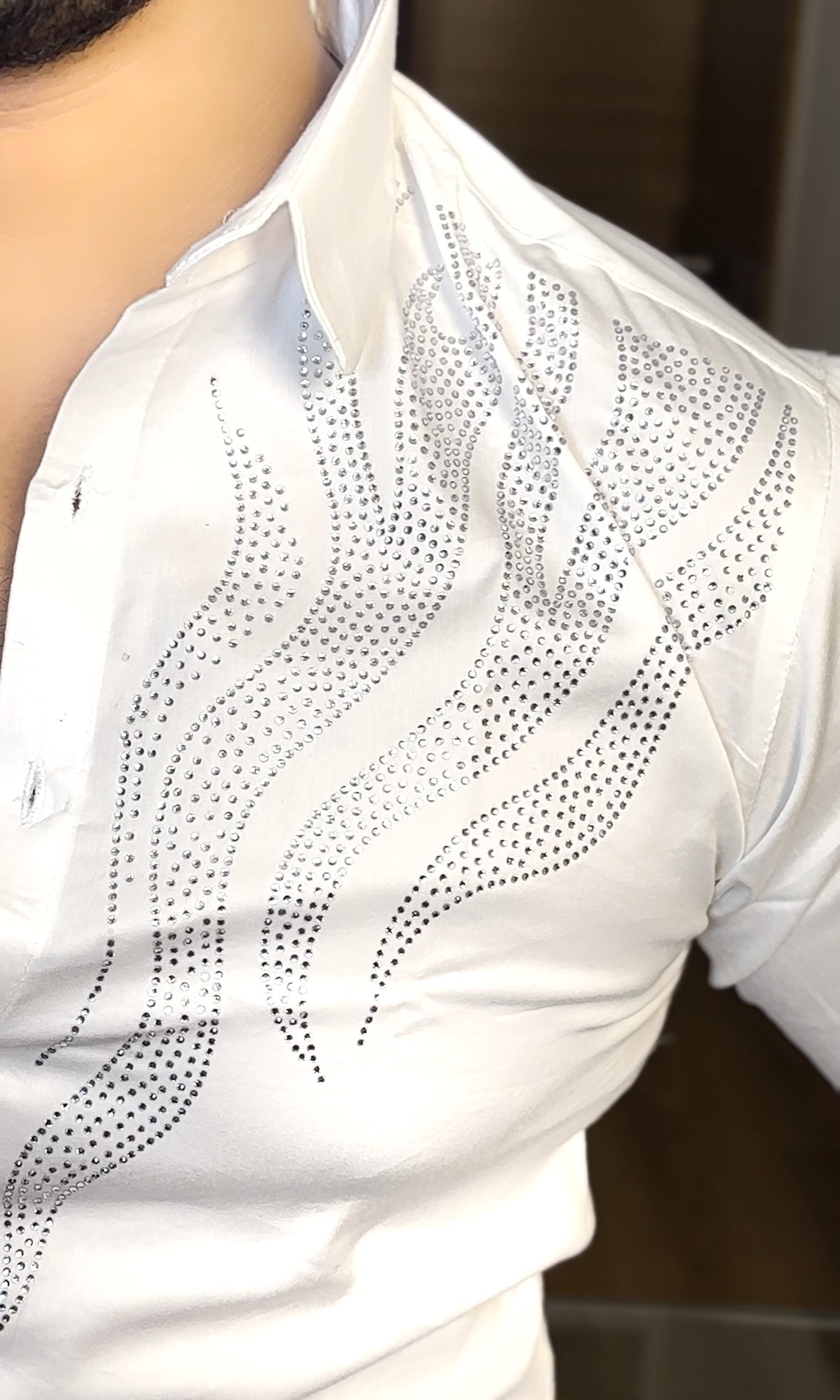 Radiant Wrinkle Free Lycra Shirt - White - Under Attack