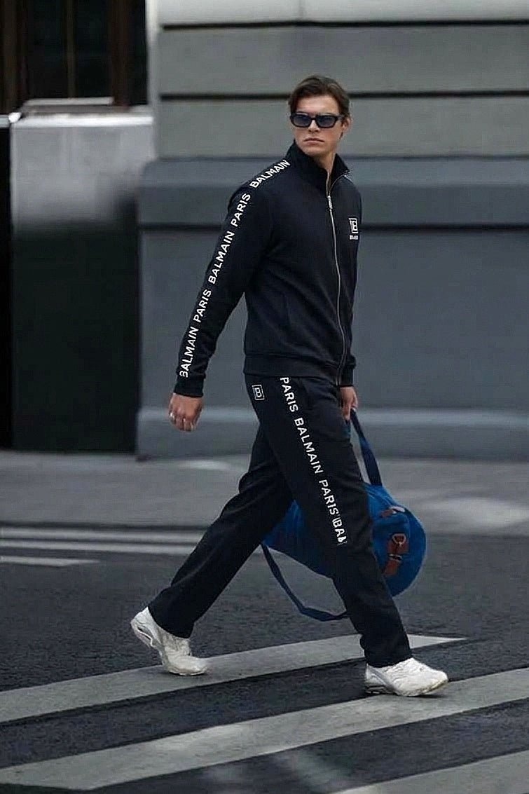 REBEL STRIP PREMIUM SIDE STRIP TRACKSUIT - DARK GREY - Under Attack