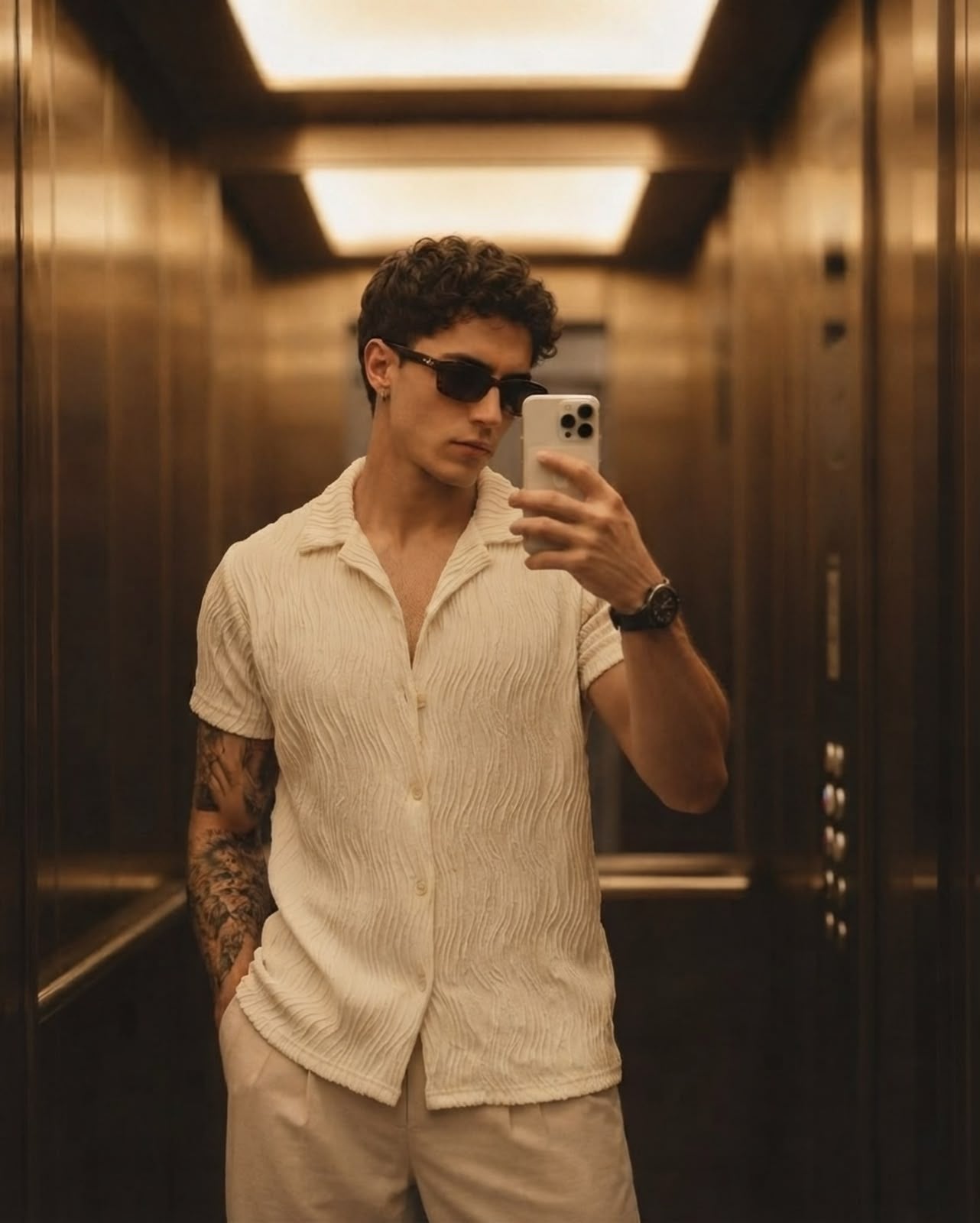 Ripple Knit Resort Shirt - Under Attack