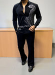 THE ALPHA LEOPARD SHIRT - BLACK