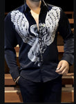 THE REGAL WING SHIRT - BLACK