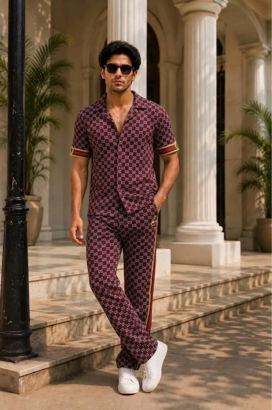 Royal Premium Imperial Coord Set - Wine - Under Attack