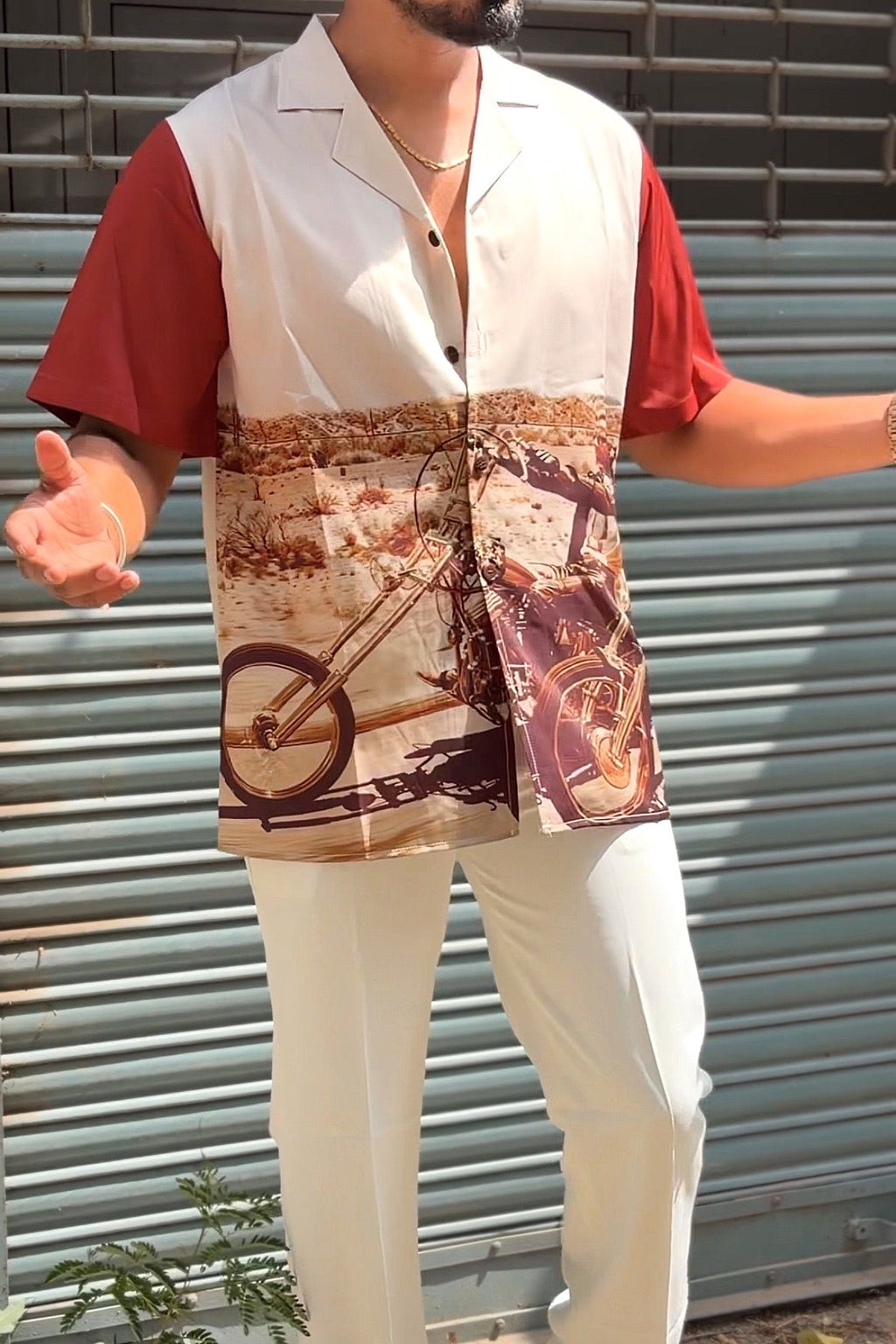 Sandstorm Patterned Resort Shirt - Under Attack