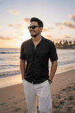 Saudi Embroidered Infinity Shirt - BLACK - Under Attack