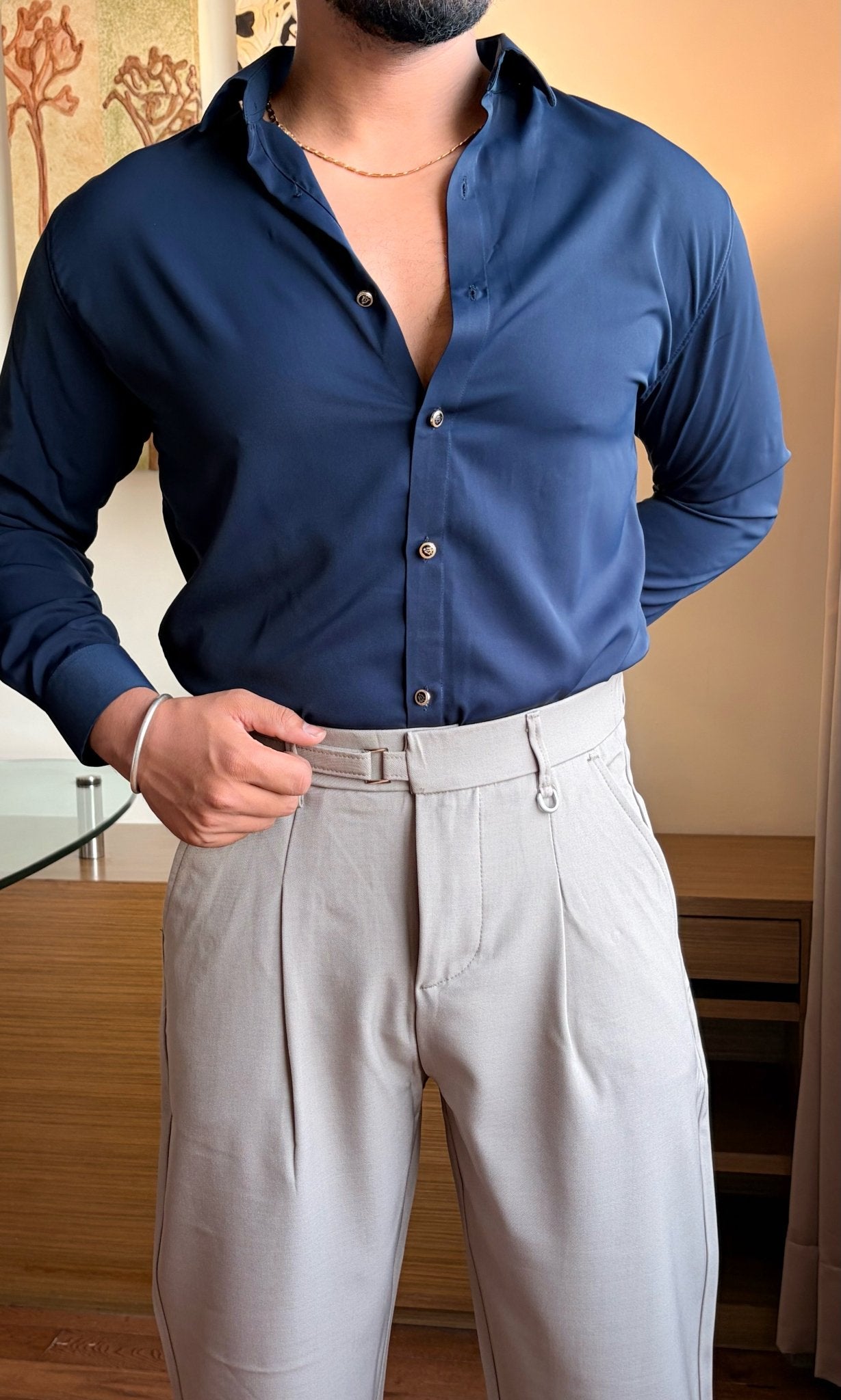 Signature Formal Gurkha Pants - BEIGE - Under Attack