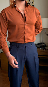 Signature Formal Gurkha Pants - NAVY
