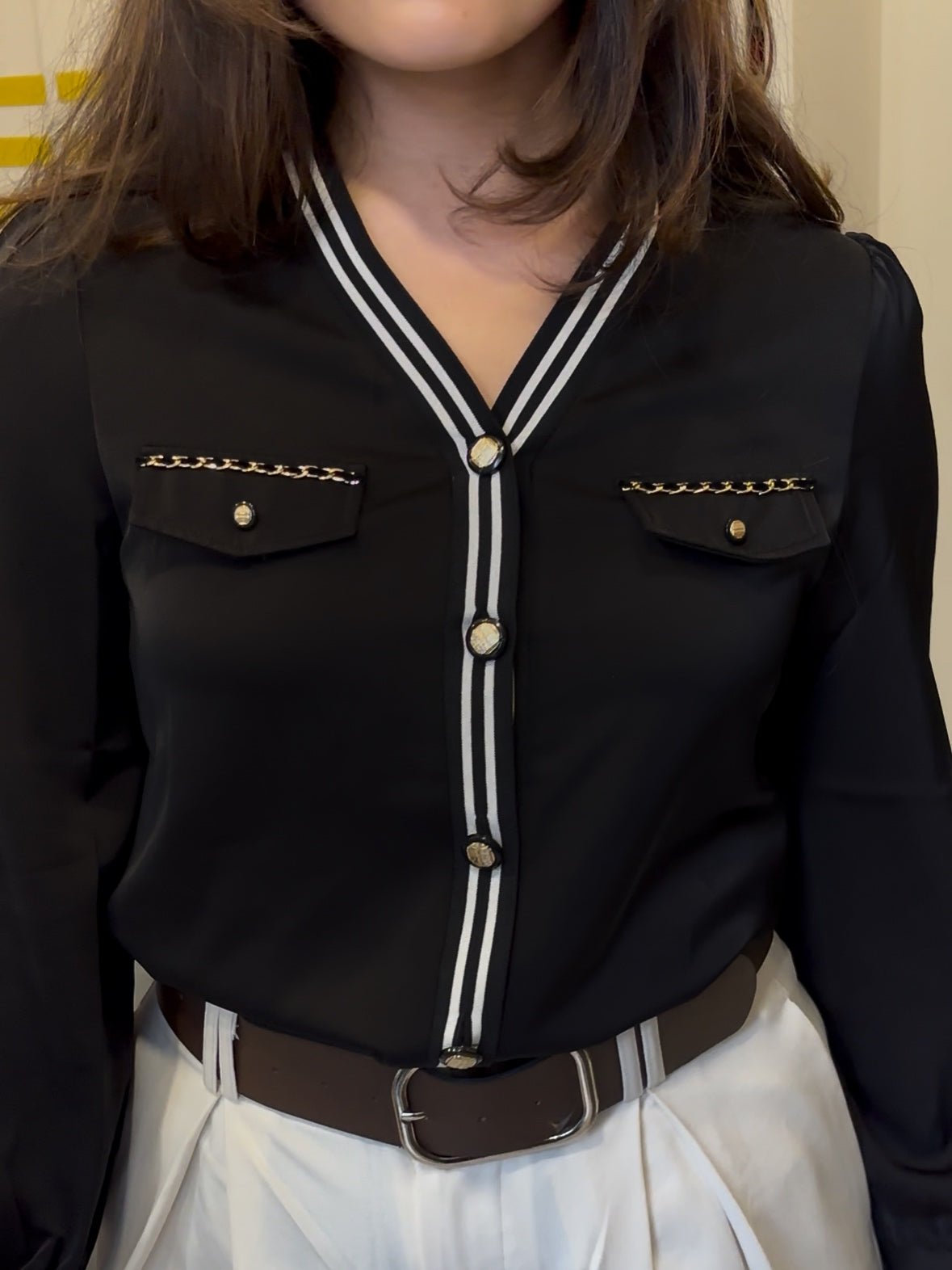 Silk Party Wear Shirt - BLACK - Under Attack