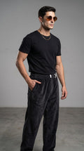 SOLID VELVET LOWER - BLACK - Under Attack